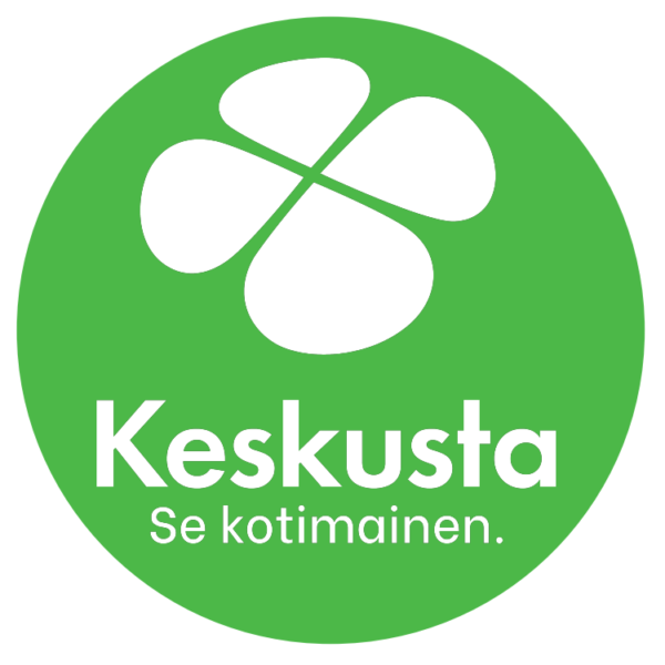 Keskusta Staattinen tarra Ø30 cm, vihreä